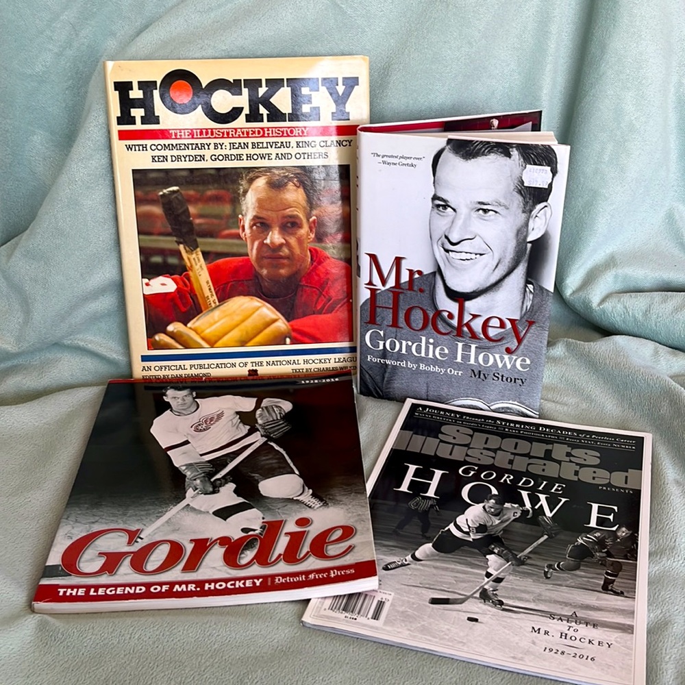 Mr. Hockey Gordie Howe, NHL Book Collection